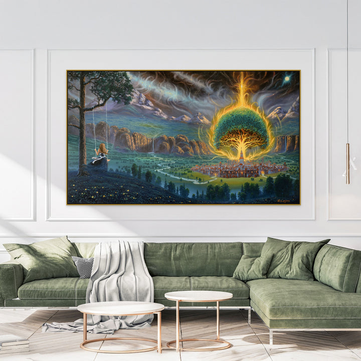 Near The Tree Of Golden Light
