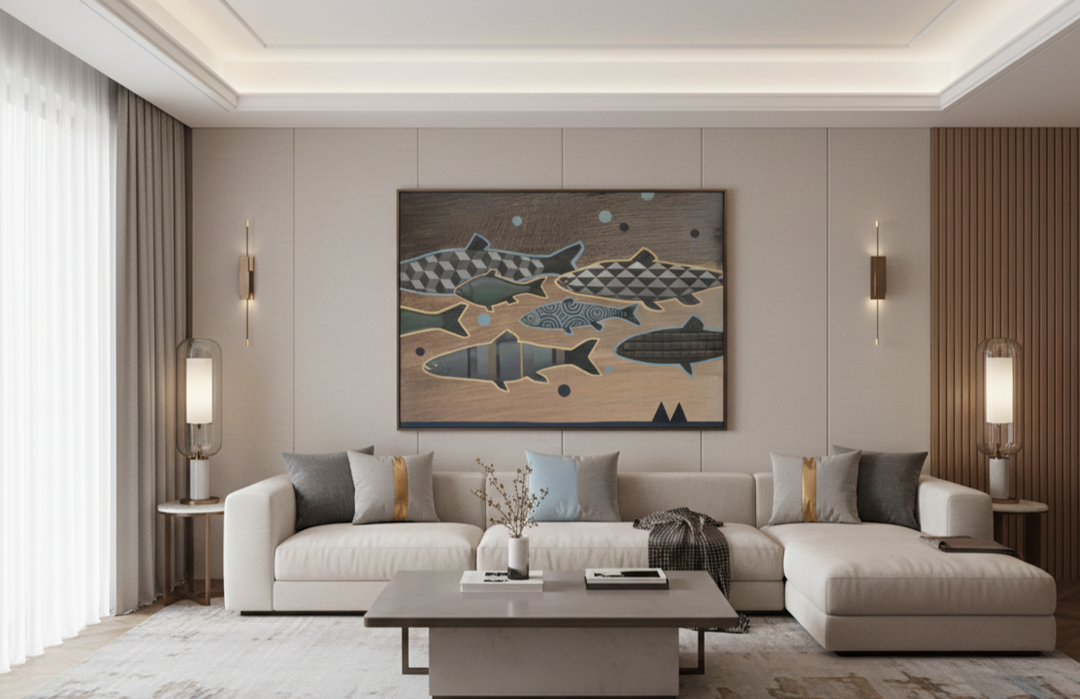 Goldfish Under the Ice