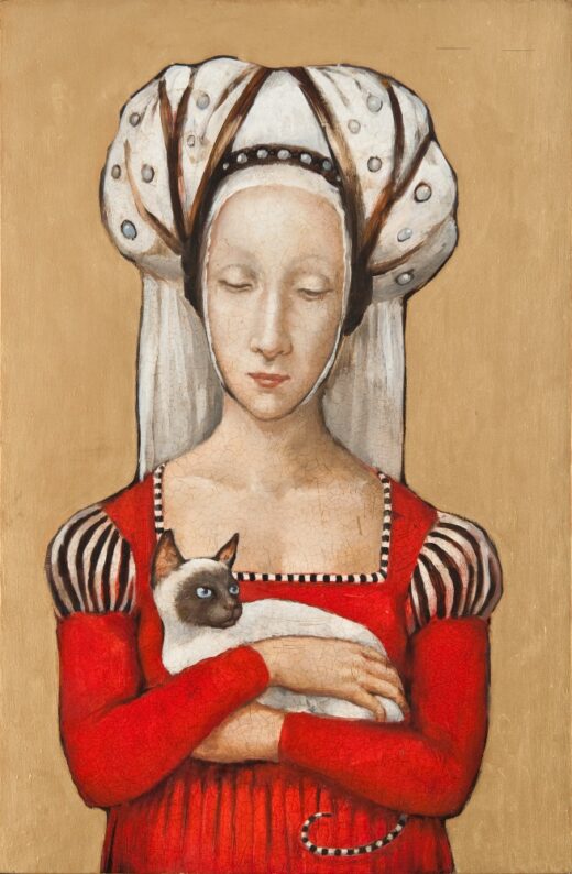 Madonelle With a Cat