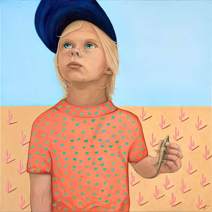 Boy With A Lizard