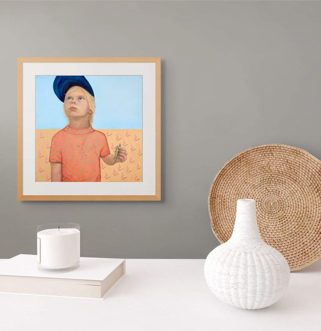 Boy With A Lizard