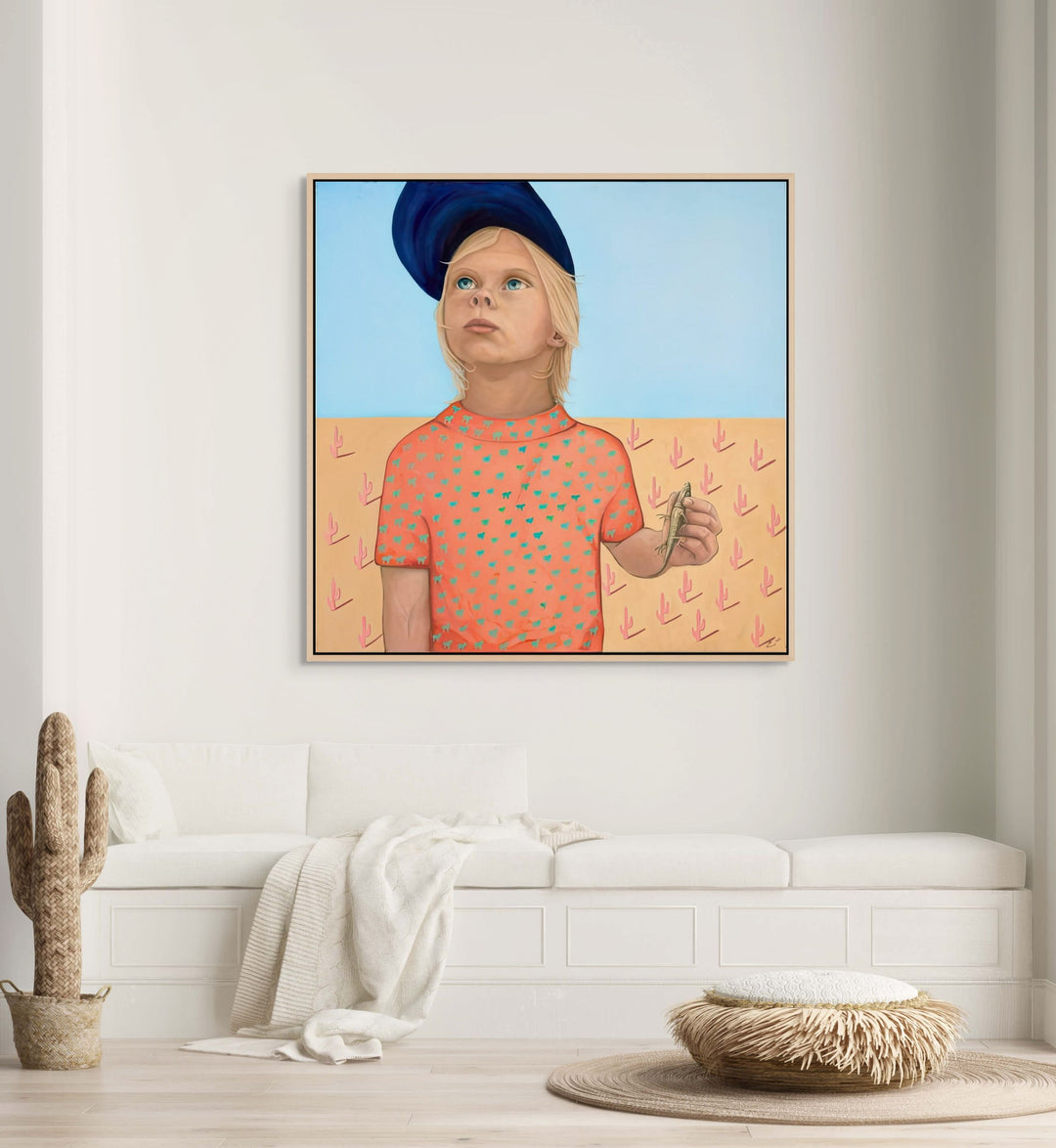 Boy With A Lizard