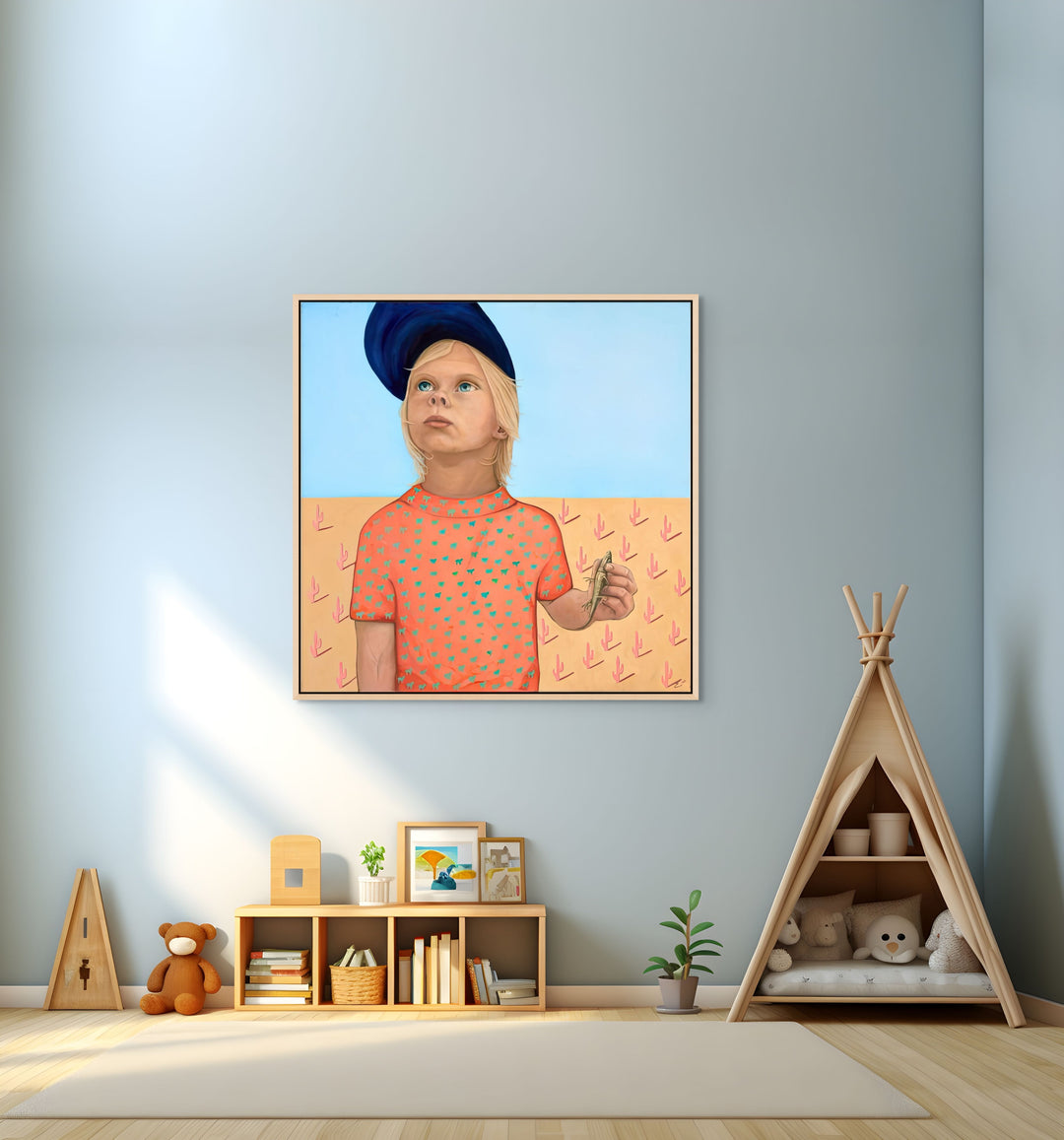 Boy With A Lizard